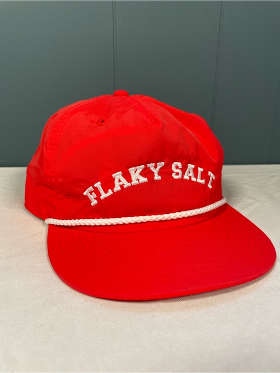 As Colour Other - Flaky Salt AS Colour Hat Cap Snap Back Mens One Size Red 5 Panel Surf Rope